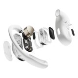 SHOKZ OpenFit Air Headset Wireless Ear-hook Calls/Music/Sport/Everyday Bluetooth White