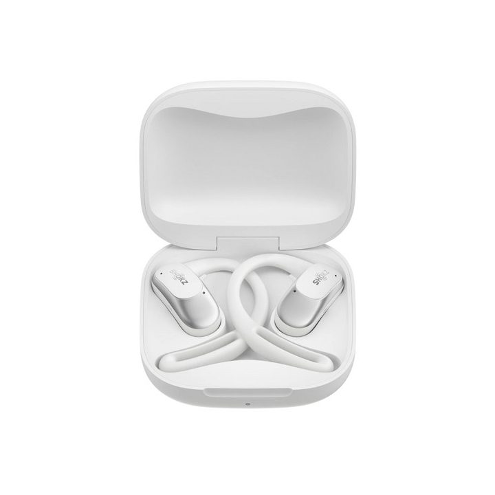 SHOKZ OpenFit Air Headset Wireless Ear-hook Calls/Music/Sport/Everyday Bluetooth White