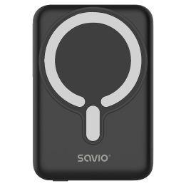 Savio POWERBANK BA-12 10000 mAh black magnetic
