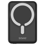 Savio POWERBANK BA-12 10000 mAh black magnetic