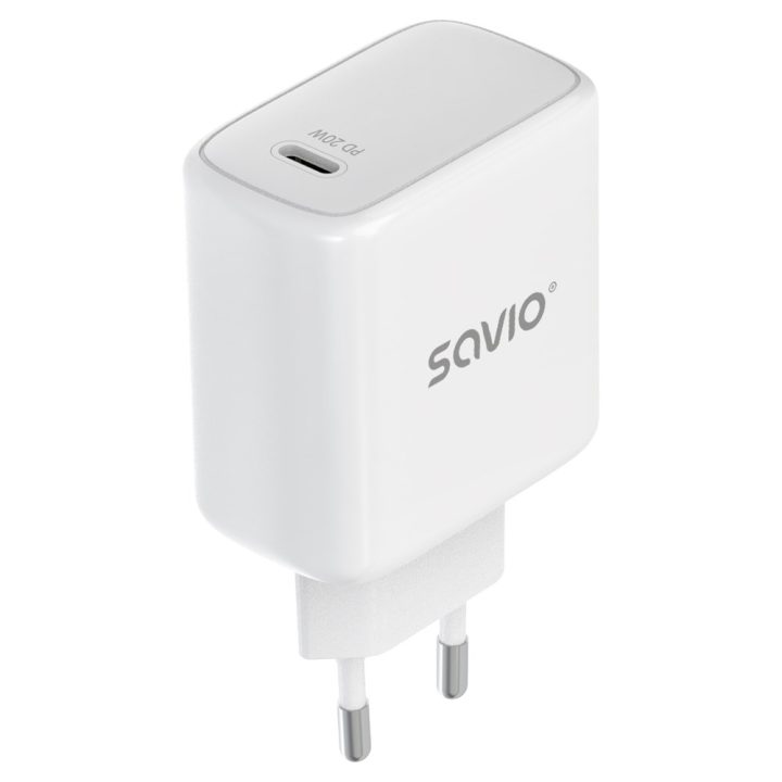 SAVIO LA-14 20W Wall Charger with Power Delivery 3.0
