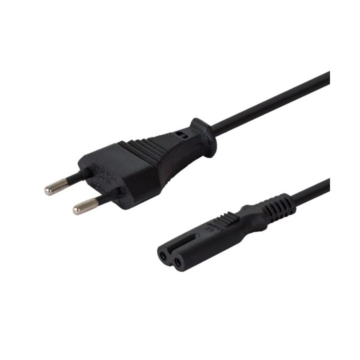 SAVIO Power cable (M) 2pin 1.2m CL-97