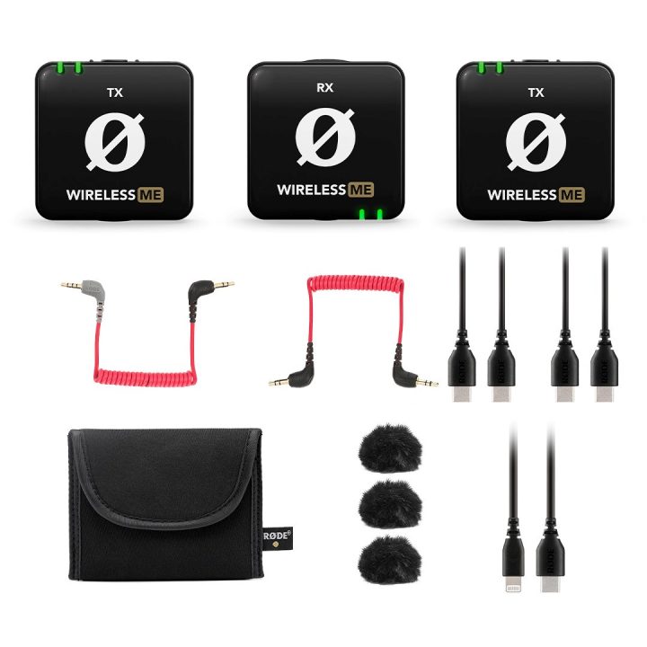 RODE Wireless ME Dual - compact wireless microphone system with two transmitters for two-channel recording