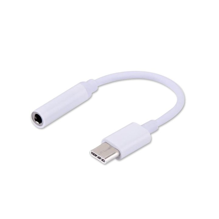 SAVIO USB Type 3.1 C (M) – Jack 3.5mm (F) Audio adapter White AK-35