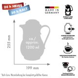ROTPUNKT Thermos jug 1.2 l ivory (ecru)