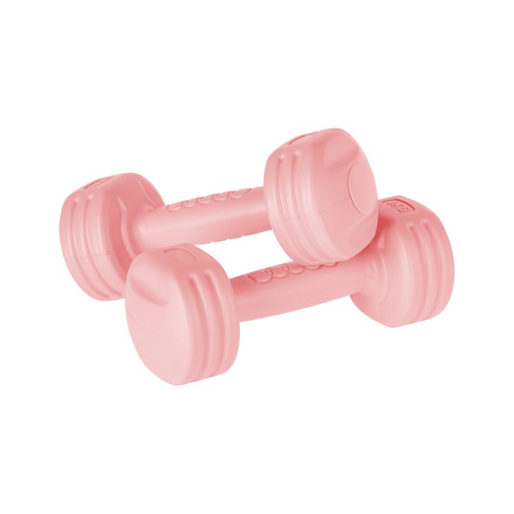 REBEL ACTIVE Bitumen dumbbell set 20kg (2x1kg + 2x2kg + 2x3kg + 2x4kg)