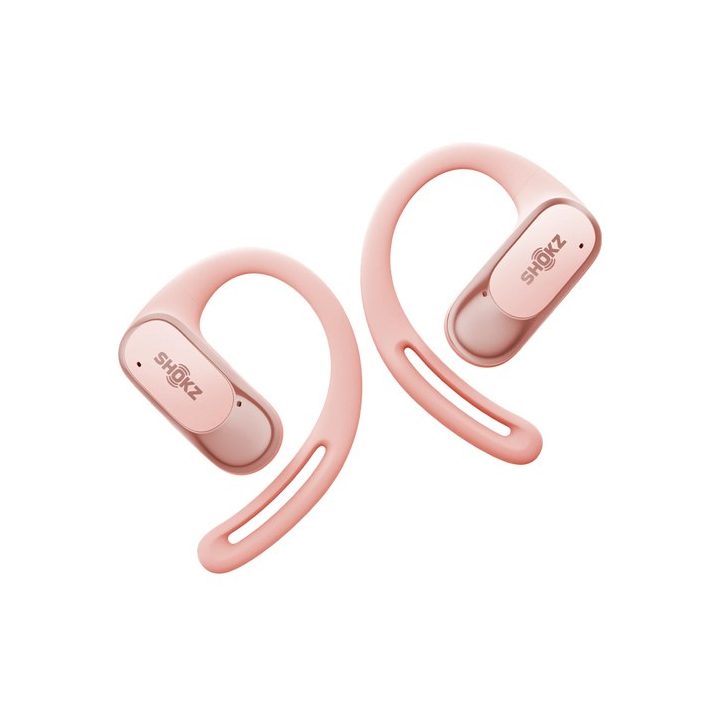 SHOKZ OpenFit Air Headset Wireless Ear-hook Calls/Music/Sport/Everyday Bluetooth Pink
