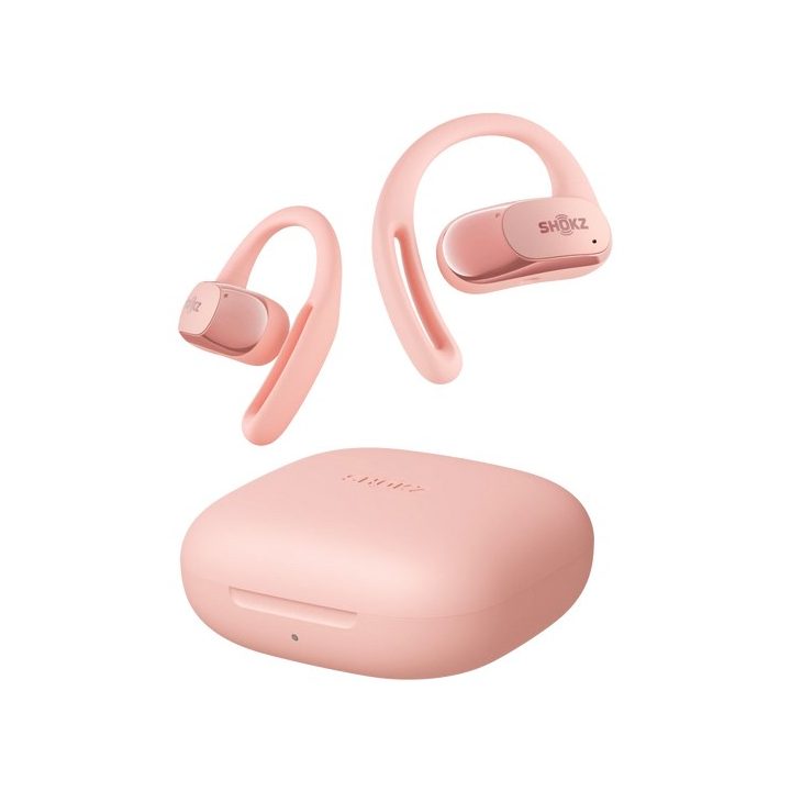 SHOKZ OpenFit Air Headset Wireless Ear-hook Calls/Music/Sport/Everyday Bluetooth Pink