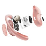 SHOKZ OpenFit Air Headset Wireless Ear-hook Calls/Music/Sport/Everyday Bluetooth Pink