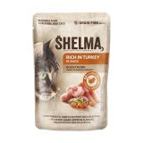 SHELMA with turkey duck chicken and beef in sauce - wet cat food - 12x85g