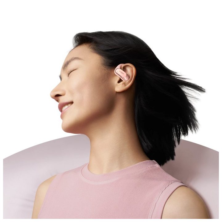 SHOKZ OpenFit Air Headset Wireless Ear-hook Calls/Music/Sport/Everyday Bluetooth Pink