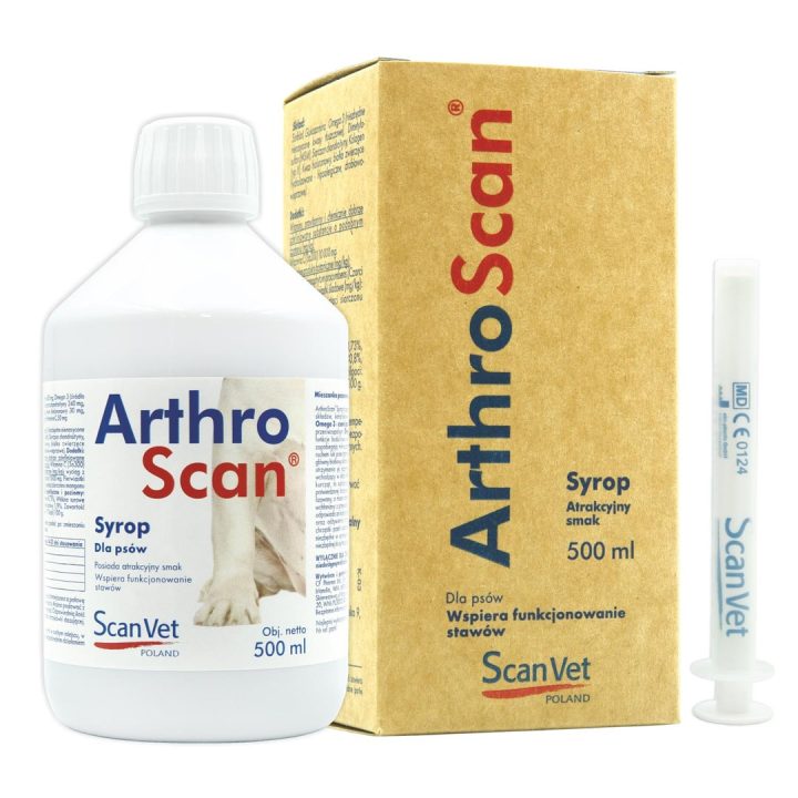 SCANVET ArthroScan Syrop - supplements for dogs - 500ml