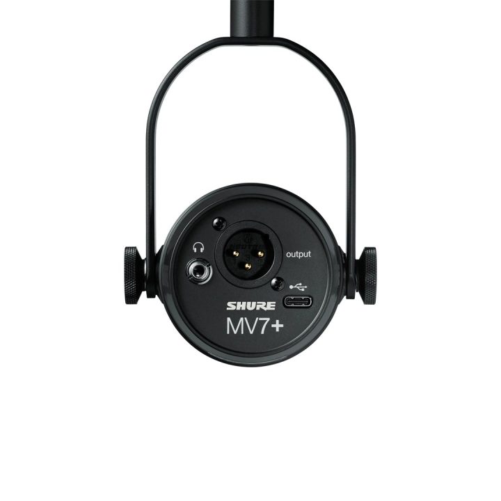 Shure MV7+-K - Lecture/vocal microphone with XLR/USB-C connector black