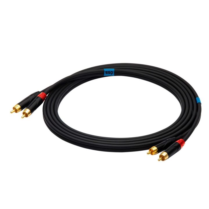 SSQ RCARCA3 - Cable 2x RCA - 2x RCA - 3 m Black