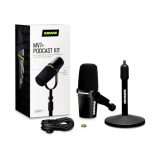 Shure MV7+-K-BNDL - lectern/vocal microphone with XLR/USB-C connector black + desk stand GATOR