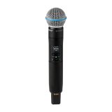 Shure SLXD24D+E/B58-G65 - dual digital wireless system with two transmitters/handheld microphones (470 - 606 MHz)