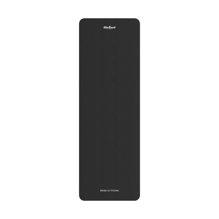 REBEL ACTIVE black gymnastic exercise mat