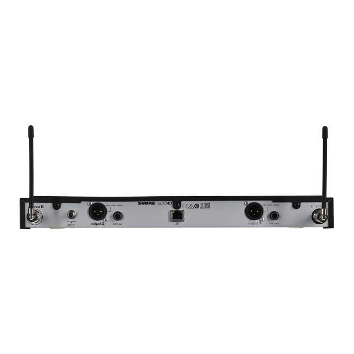 Shure SLXD24DE/B58-G59 - dual digital wireless system with two transmitters/handheld microphones (470 - 514 MHz)