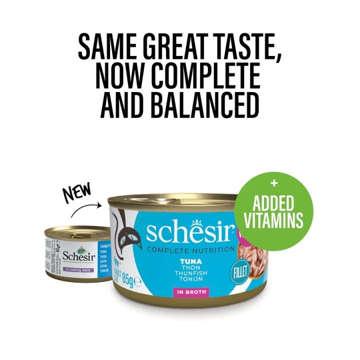 SCHESIR in broth Tuna - wet cat food - 6 x 50 g