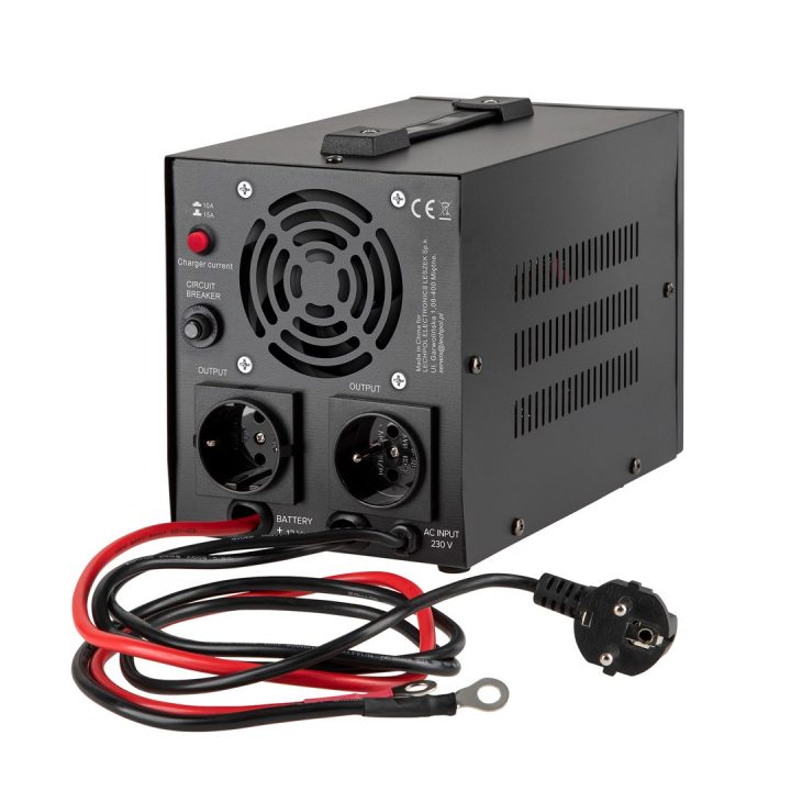 Rebel POWER-800 Emergency Power Supply – a pure sine wave inverter with a 12V charging function 230V 800VA/500W