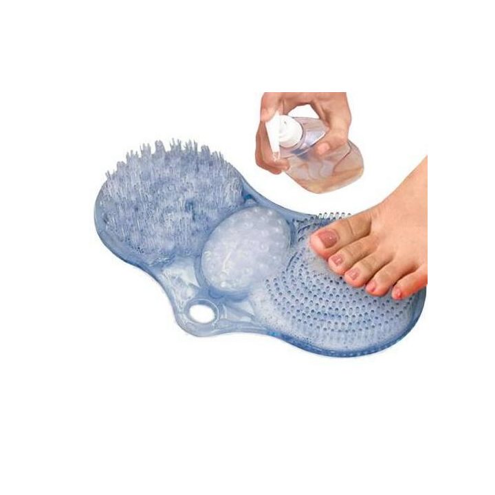Bathroom foot cleaning mat
