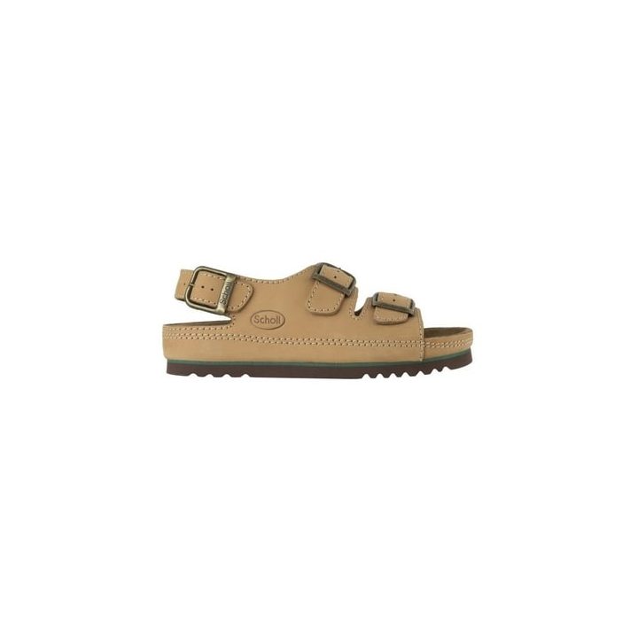 Scholl Air Bag Back Strap Comfortable Sandals Brown 36
