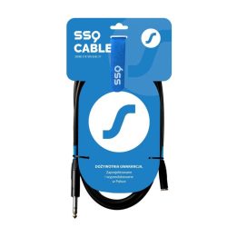 SSQ JSG3 - Cable Jack Stereo 3 5 mm - Jack stereo 6 3 mm 3 m