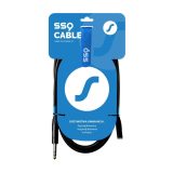SSQ JSG3 - Cable Jack Stereo 3 5 mm - Jack stereo 6 3 mm 3 m
