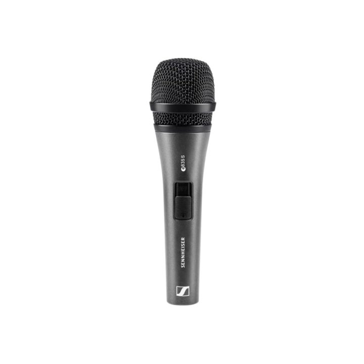 Sennheiser E 835-S - vocal dynamic cardioid microphone with on-off switch