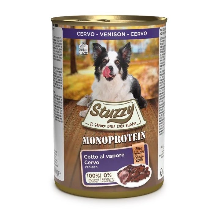 STUZZY Monoprotein Venison - wet dog food - 400 g