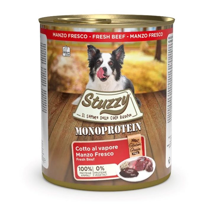 STUZZY Monoprotein Beef - wet dog food - 800g