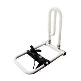 Height-adjustable bed rail making it easier to stand up