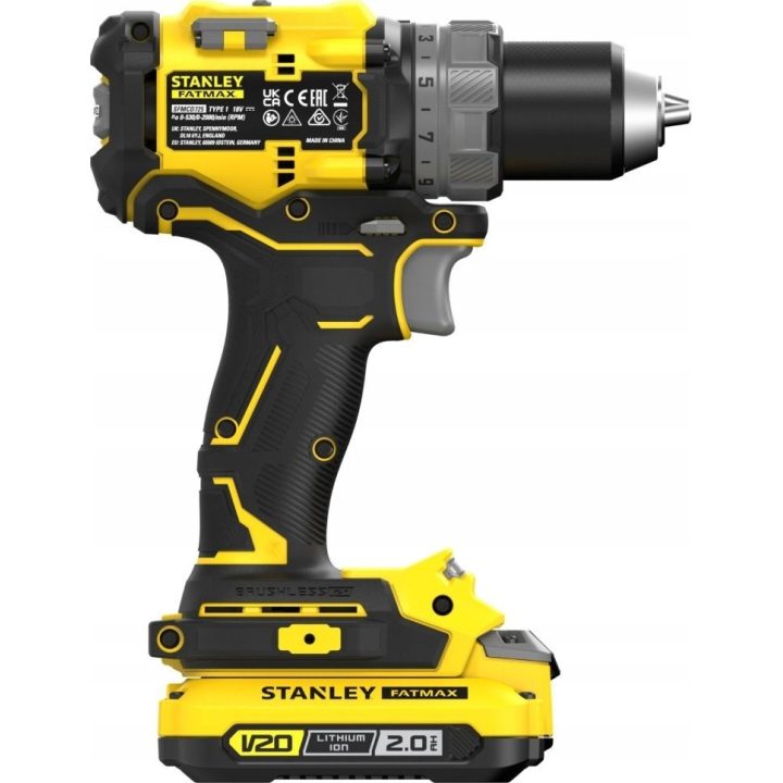18V cordless drill/driver SFMCD725D2K STANLEY
