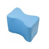 Wedge separator cushion between thighs with leg brace