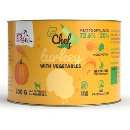 SYTA MICHA Chef Turkey with vegetables Mono - wet dog food - 200g