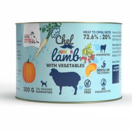 SYTA MICHA Chef Junior Lamb with vegetables Mono - wet dog food - 200g