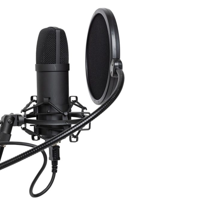 STAGG SUM45 Set - USB microphone set with microphone stand shock mount pop filter and USB cable