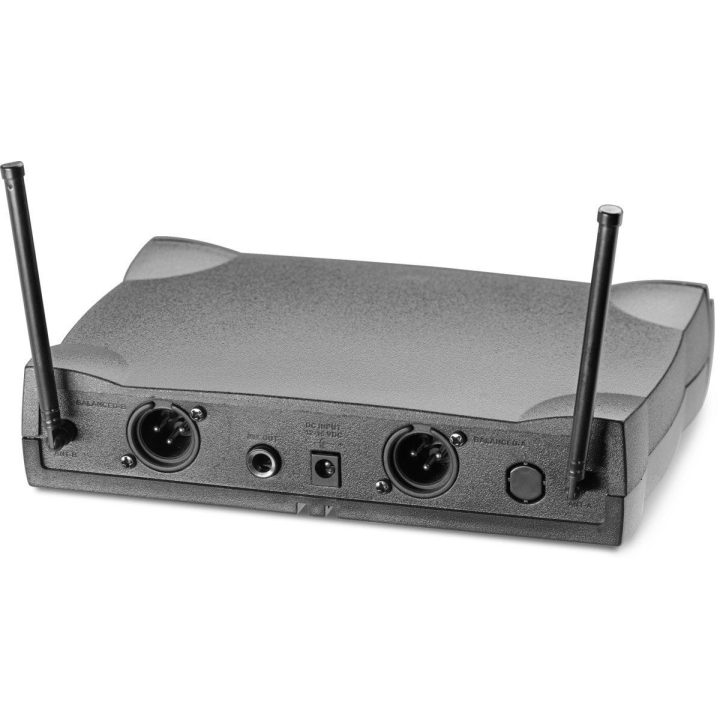 Stagg SUW 50 HH FH EU UHF true diversity wireless headset system with 2 channels Black