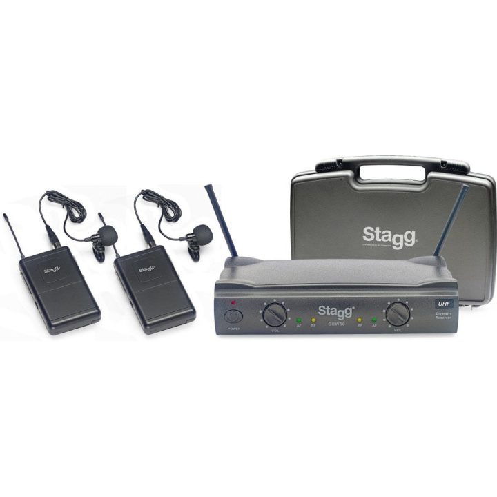 Stagg SUW 50 LL FH EU Wireless UHF system Black