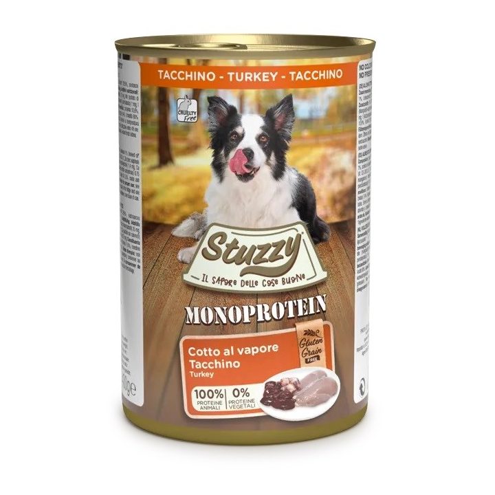 STUZZY Monoprotein Turkey - wet dog food - 400 g
