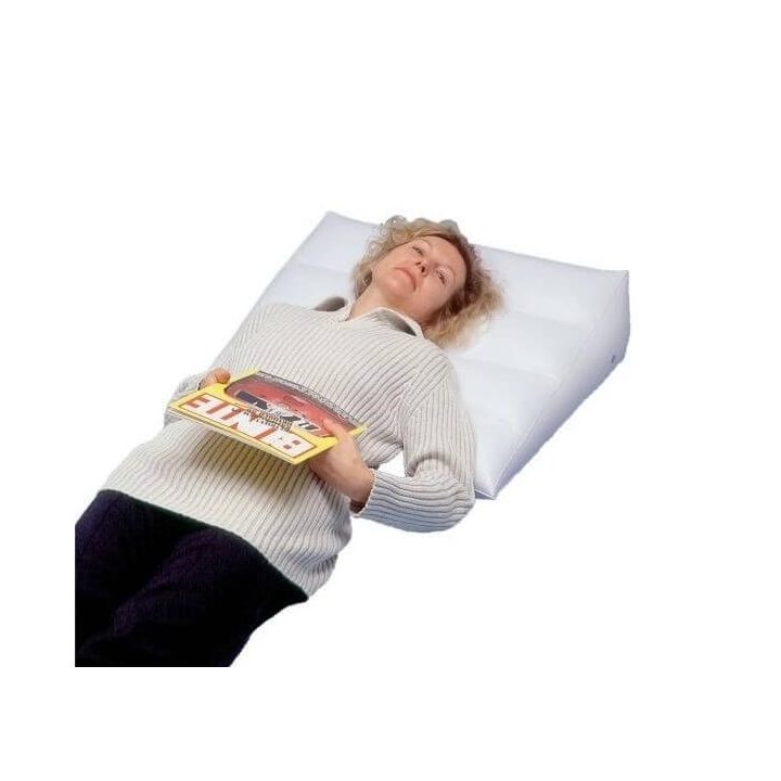 Inflatable orthopaedic leg and back cushion