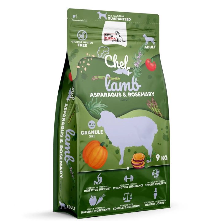 SYTA MICHA Chef Lamb asparagus and rosemary - dry dog food - 9kg