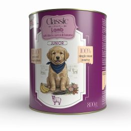 SYTA MICHA Classic Mono Junior Lamb with black carrots - wet dog food - 800g