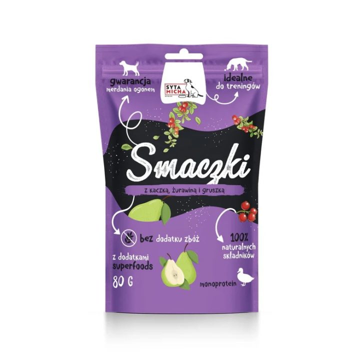 SYTA MICHA Duck cranberry and pear treats - dog treat - 80 g
