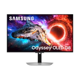 Samsung G80SH computer monitor 81.3 cm (32 ) 3840 x 2160 pixels 4K Ultra HD OLED Silver