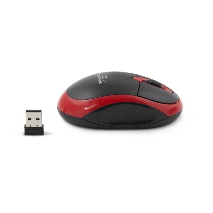 Titanum TM116E Wireless 3D mouse 2.4GHZ Black / Red