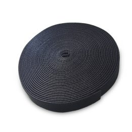 SAVIO Organizer for cables Tape Velcro Black 10m OC-01/B 1 pc