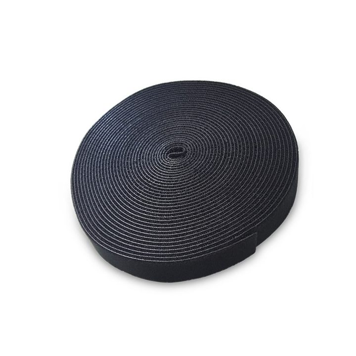 SAVIO Organizer for cables Tape Velcro Black 10m OC-01/B 1 pc
