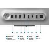 Samsung G80SH computer monitor 81.3 cm (32 ) 3840 x 2160 pixels 4K Ultra HD OLED Silver