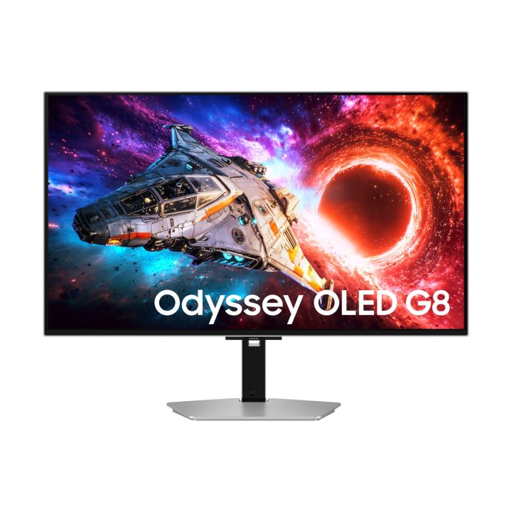 Samsung G80SH computer monitor 81.3 cm (32 ) 3840 x 2160 pixels 4K Ultra HD OLED Silver